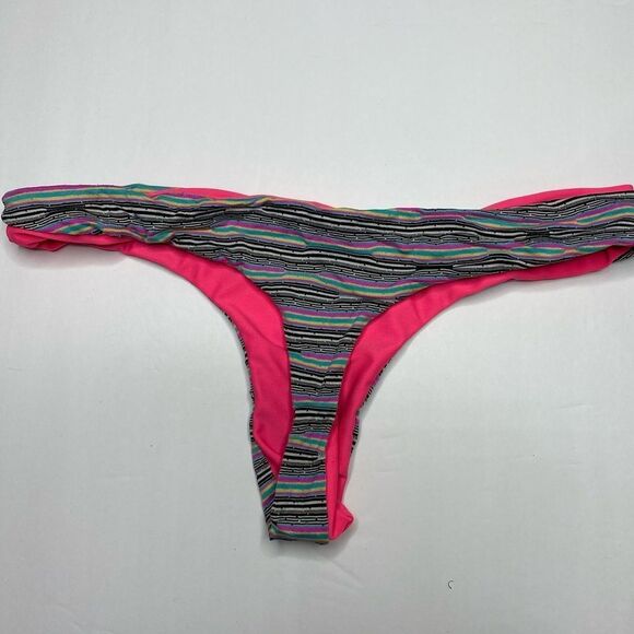 Beach Bunny Bronze Striped Bikini Bottom - Picture 4 of 6